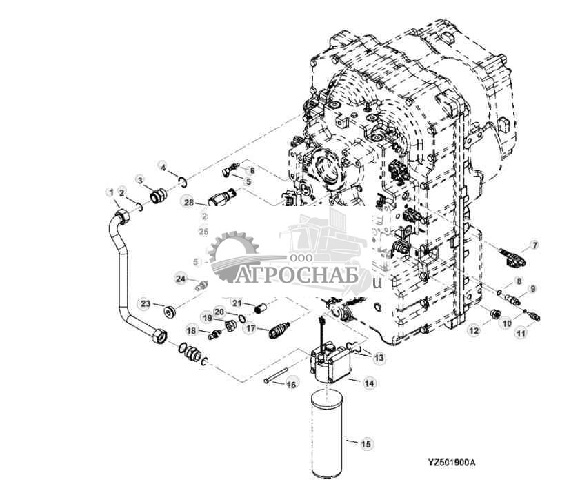 TRANSMISSION REAR HOUSING (RIGHT SIDE) 
